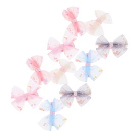 Ipetboom 10pcs Bow Hair Clips for Girls Cute Bowknot Hair Barrettes Suitable for Boys and Girls and Teens for Everyday Use