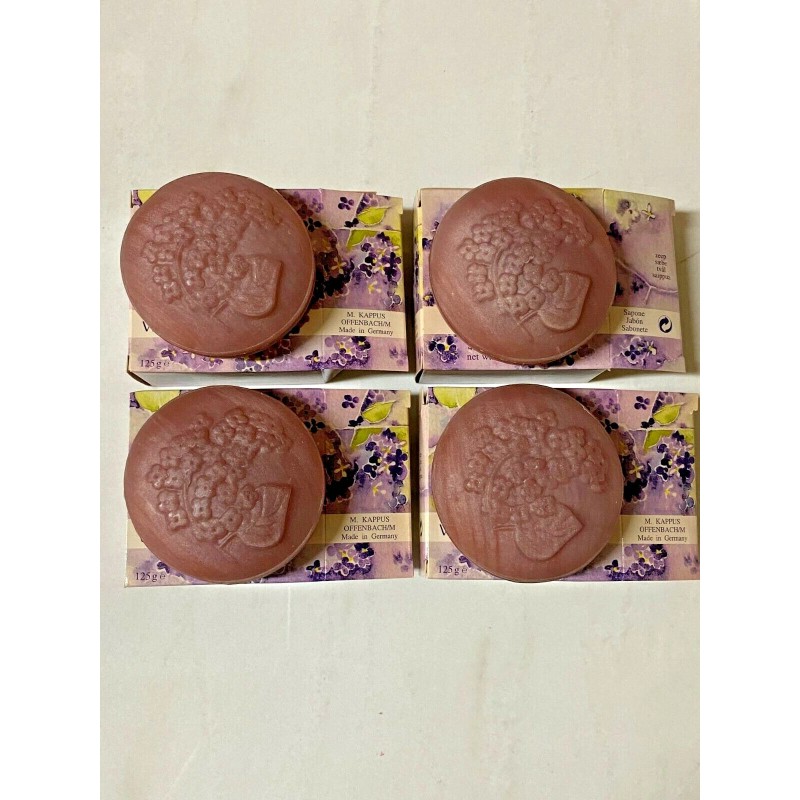 KAPPUS PERFUMED LUXURY SOAP 4 PACK MADE IN GERMANY 4.2