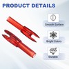 PATIKIL Archery Arrows Nocks 4.2mm, 12 Pack Plastic Insert Arrow