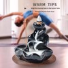 Backflow Incense Burner Waterfall Ceramic Waterfall Incense Cone with 10