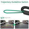 Car Backup Camera with Dynamic Trajectory Guide Line, GreenYi HD