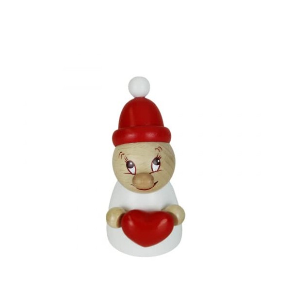 Steinbach Clumsy Mini Valentine with Wooden Beanie and Small Bobble,