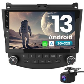 Votheon Car Radio for Honda Accord 2003-2007 Android 13 Car Stereo with 10.1 inch IPS Touch Screen 2GB+32GB GPS Navigation CarPlay Android Auto Bluetooth SWC Backup Camera