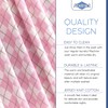 (60cm x 100cm (MINI CRIB), Argyle Pink) - Crib Sheet