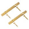 Musiclily Brass Guitar String Guides,Gold(2 Pieces)