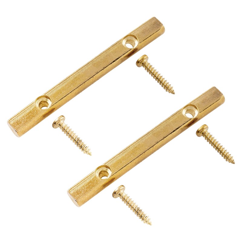 Musiclily Brass Guitar String Guides,Gold(2 Pieces)