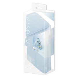 Sonic Costa Portable Pen Holder, Sheer, Blue, Silicone Type, FD-2286-B