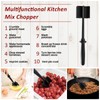 Beprezco Meat Chopper 5 Curve Blades Ground Beef Masher, Heat