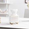 HBlife Clear Tissue Box Cover Square Acrylic Tissue Box Holder