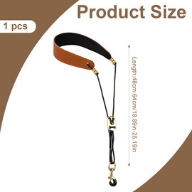 GNHG Saxophone Strap for Adults and Children, Adjustable Saxophone Neck Strap with Adjustable Metal Buckle, Saxophone Strap, Alto Saxophone, Tenor Saxophone