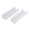 2Pcs Hat Holder Acrylic 14 Slots Non Slip Multifunctional Baseball