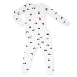 Pickle & Pumpkin Kids 2-piece Pajama Set - Soft Organic Cotton, Snug Sleepwear for Kids, Cozy Toddler PJs