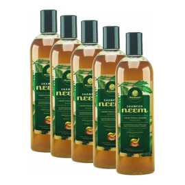 5 Shampoos Neem:caspa,piojos,crecimiento,ceborrea,100%naturl