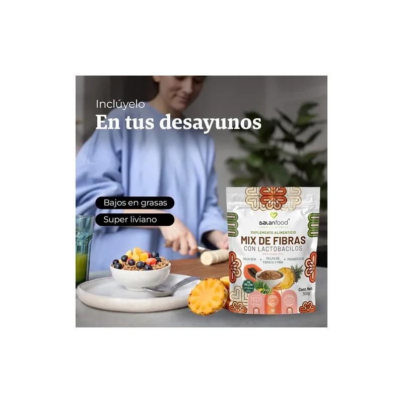 Fibra Lactobacilos | Detox Natural I Mix De Fibras
