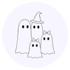 Azeeda 24 x 'Ghost Family ' Stickers - for Crafts,