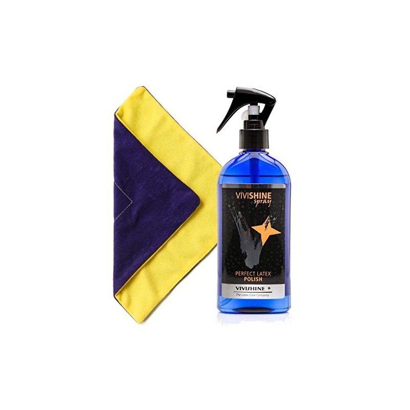 Vivishine Spray 250ml - Viviwipe Combo - for Latex Clothing