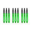 RED DRAGON Nitrotech Intermediate Dart Stems Green - 3 Sets