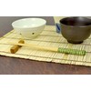 Aoba Chopsticks Dishwasher Safe, Natural Wood, Kirara Border, Green, 9.1