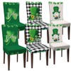 Preboun 6 Pcs St. Patrick's Day Chair Covers St Patricks