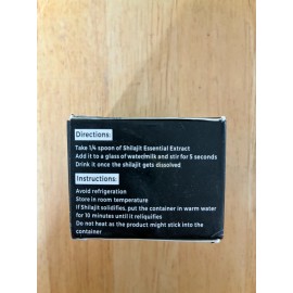 Unbranded Shilajit Himalayan Safe Organic Resin 100% Extremely Potent Soft Fulvic Acid 30g