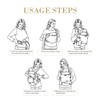 BethBear Baby Carrier Newborn to Toddler 7-45 lbs with Natural