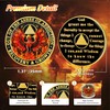 Delicate Phoenix 3 Year Sobriety Coin - Triangle Reborn from