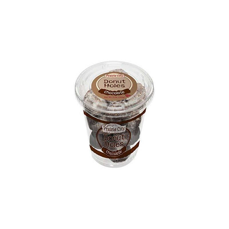 Prairie City Chocolate Donut Holes, 5 Ounce -- 12 per