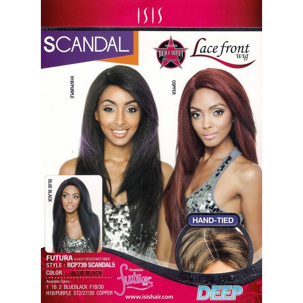 ISIS Red Carpet Lace Front Wig RCP739 Scandal 5 (Color COPPER)