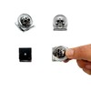 vinsiora Skull Magnetic Clips for Fridge, Set of 8 Metal