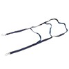 Marine Boat Rope Ladder Boarding Steps with Hooks Nylon Blue