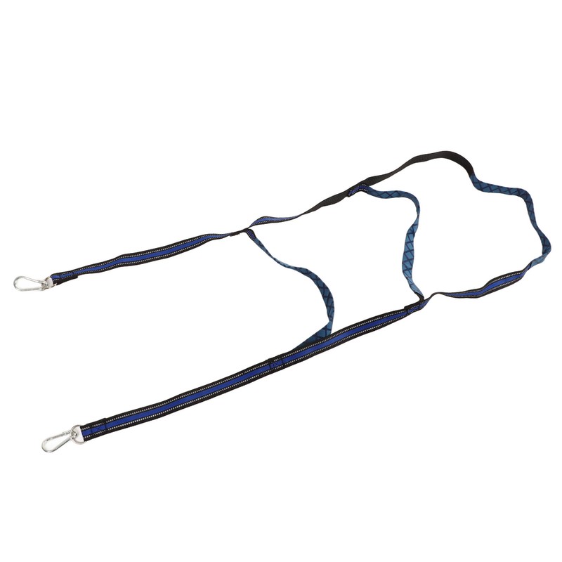 Marine Boat Rope Ladder Boarding Steps with Hooks Nylon Blue