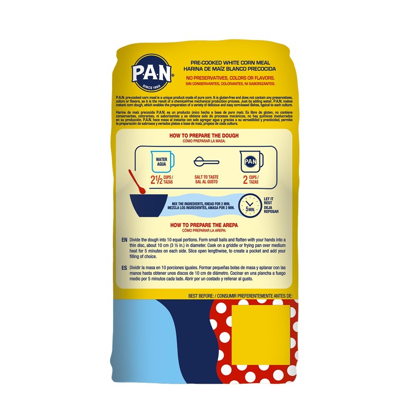 P.A.N. White Corn Meal – Pre-cooked Gluten Free and Kosher