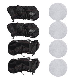 ANTUKO Tyre Bags Spare Tire Cover Black 420D Black 600D 4PCS Wheel Bags with Handle Totes Replacement for Tires 22 Inch to 31 Inch in Diameter