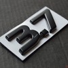 PartsTo Metal Blackout 3.7 Fender Side Boot Emblem Badge Decal