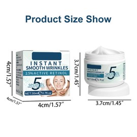 5 Seconds Wrinkle Remover,30ml 5 Seconds Retinol Anti-Wrinkle Cream,5 Seconds Anti Wrinkle Face Cream,2025 New Lifting Moisturizing Facial Cream,Tightening Face Cream or Women
