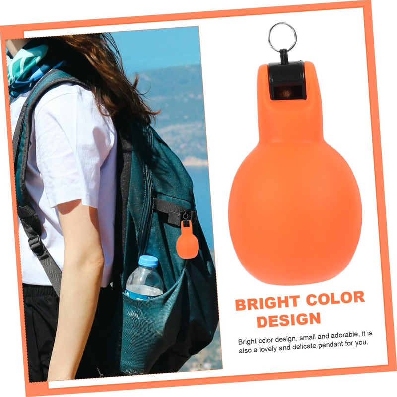 Abaodam Portable Small Squeeze Whistle Bright Design Outdoor Survival Whistle