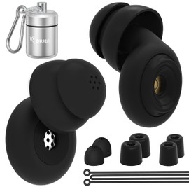 Concert Ear Plugs, Noise Cancelling Earplugs with Filter for Sleep, Loud Music, Musician, DJ, Nightlife Hearing Protection, Reusable Noise Reduction Ear Plugs for Sleeping, Working, Studying,Traveling