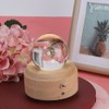 Solar System Pattern Crystal Ball Rotating Music Box USB Charging
