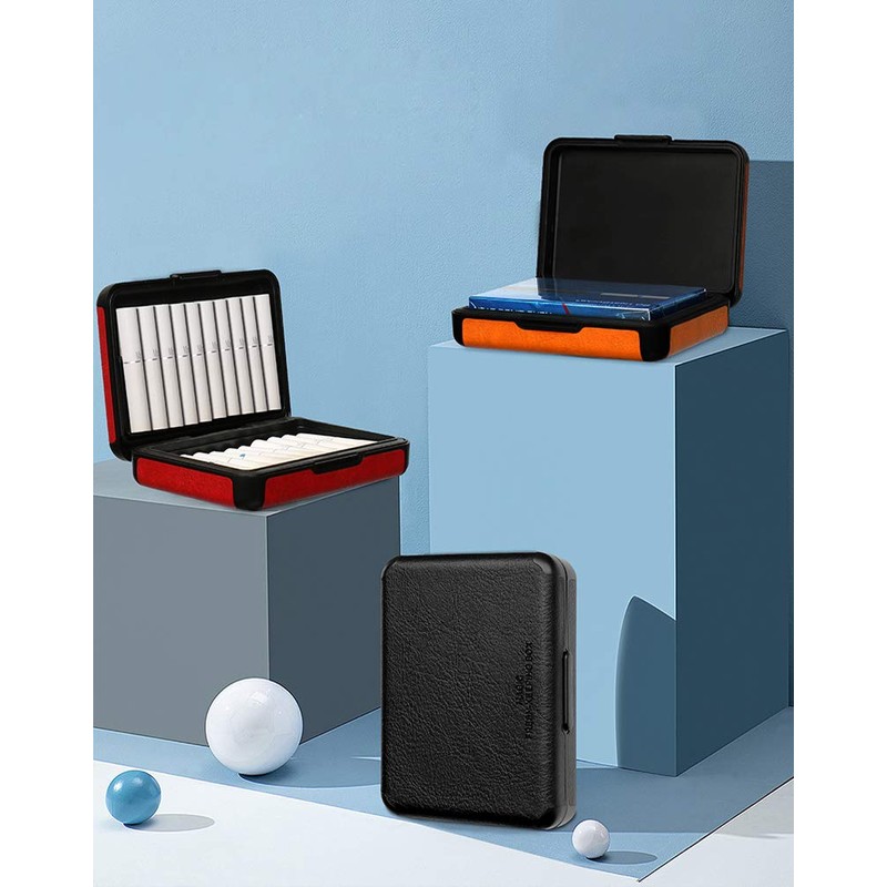 Storage Box for iQOS Heets and Accessories, PU Leather Case