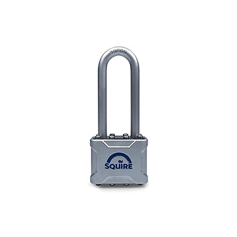 Henry Squire Long Shackle Diecast Body Padlock with Boron Shackle,