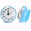 Cisixin Bathroom Waterproof Clock Sucker Kitchen Bathroom Electronic Anti-Fog Wall