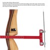 Dilwe Archery Bow Square, Portable T-shaped Stainless Steel Bow String