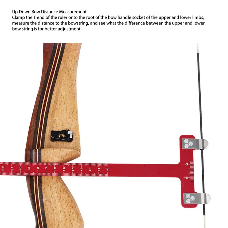 Dilwe Archery Bow Square, Portable T-shaped Stainless Steel Bow String