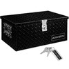 ARKSEN 20 Inch Heavy Duty Aluminum Diamond Plate Tool Box