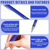 Ballpoint Pens with Touch Pen, 4 Colours, 2-in-1 Ballpoint Pen,