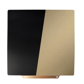 IdeaFormer-3D PET+PEI Hoja de 235 x 235 mm Cama de impresión flexible de fibra de carbono PET+ Placa térmica PEI texturizada para Ender 3/Ender 3 V2/Ender 3 Pro/Ender 3 Neo/Ender 3 V2 Neo/Ender 3