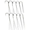 ILUVUMOREI 10 Pack 24" 4 Wire Steel Hook Hanger, Gardening