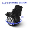 NOLITOY 4Pcs Swivel Wheels Replacement for Luggage Suitcase Durable Travel