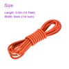 DMiotech 6mm Shock Cord, 3 M Orange Bungee Cord Tent