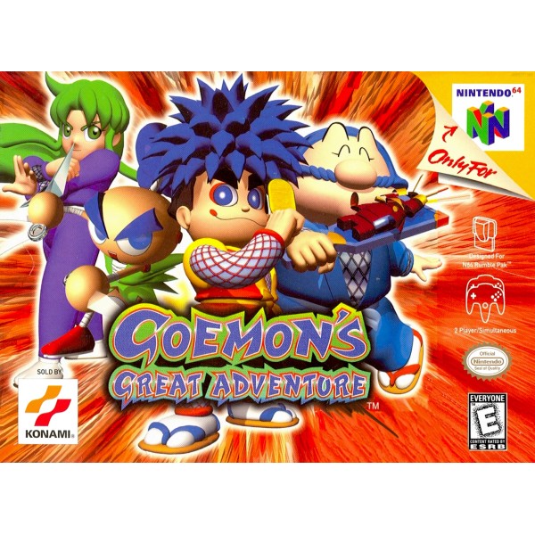Goemon S Great Adventure N64 Box Art 120 Piece Jigsaw